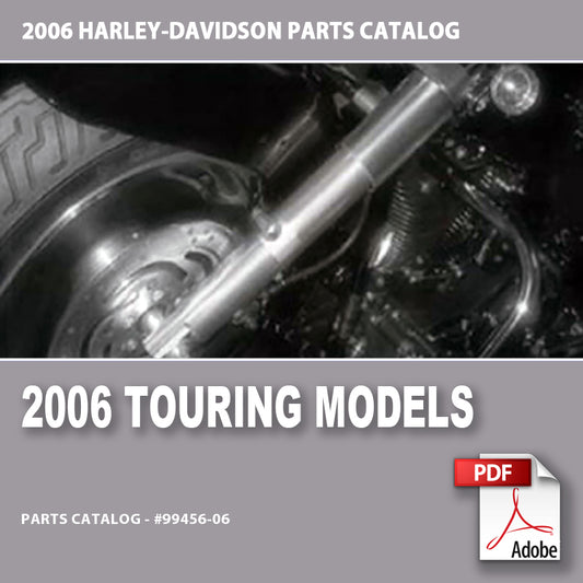 2006 Touring Models Parts Catalog #99456-06