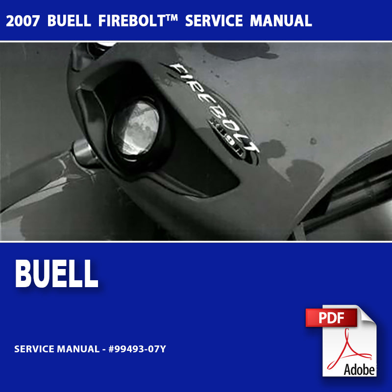 2007 Buell Firebolt Models Service Manual #99493-07Y
