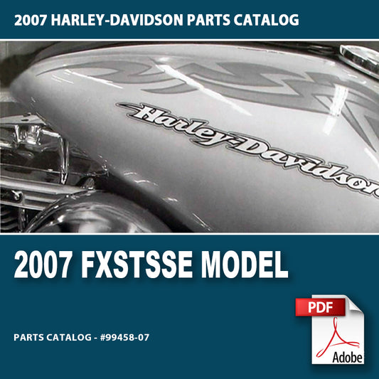 2007 FXSTSSE Model Parts Catalog #99458-07