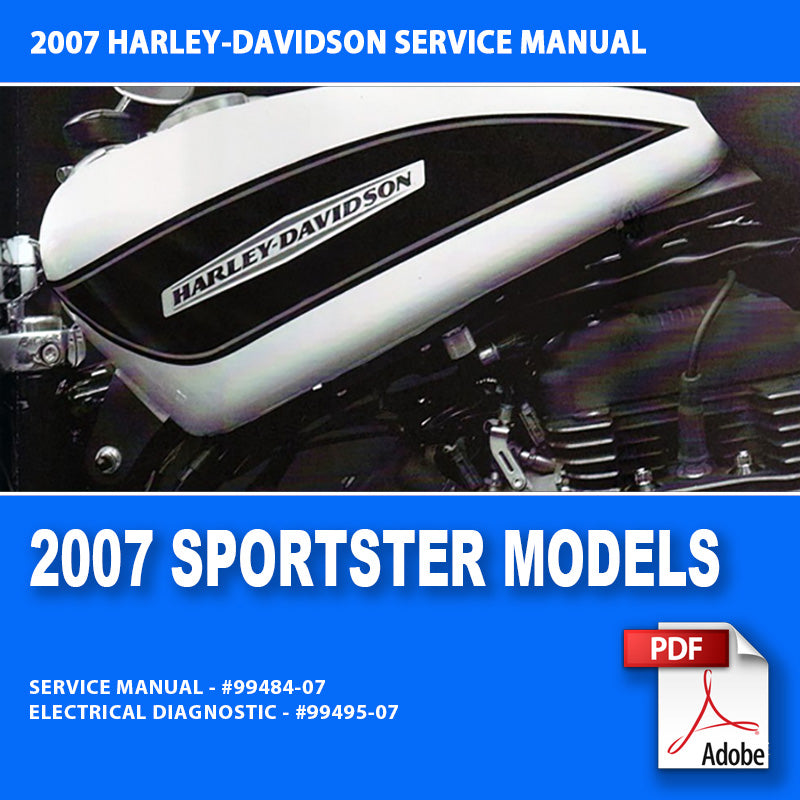 2007 Sportster Models Service Manual #99484-07