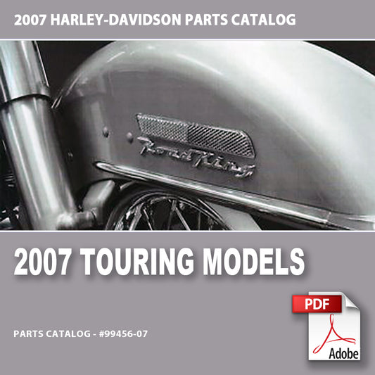 2007 Touring Models Parts Catalog #99456-07