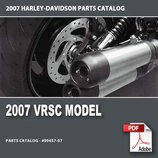 2007 VRSC Models Parts Catalog #99457-07