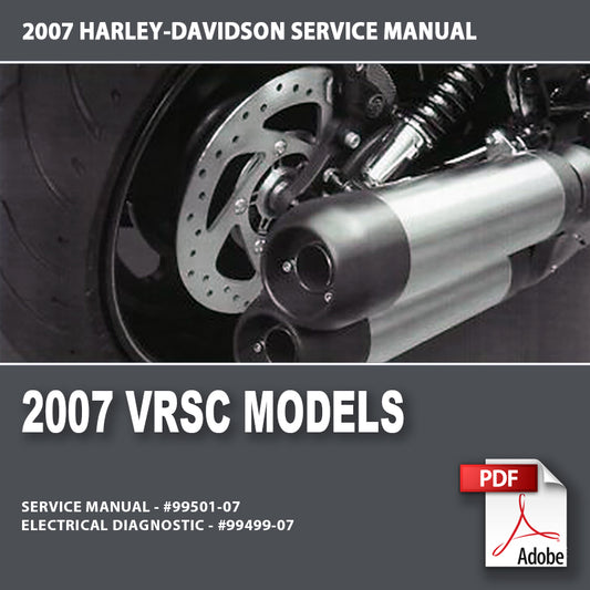 2007 VRSC Models Service Manual #99501-07