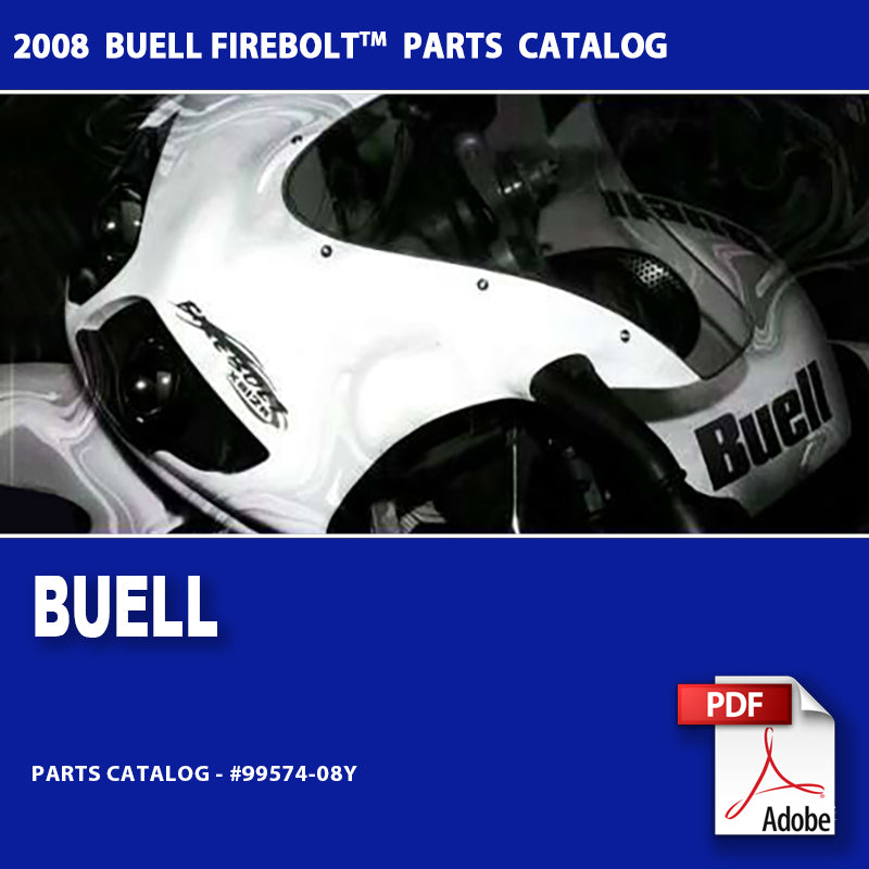 2008 Buell Firebolt Models Parts Catalog #99574-08Y