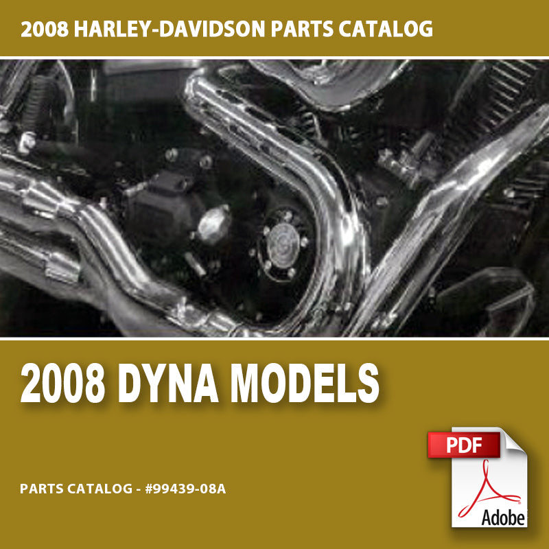 2008 Dyna Models Parts Catalog #99439-08A