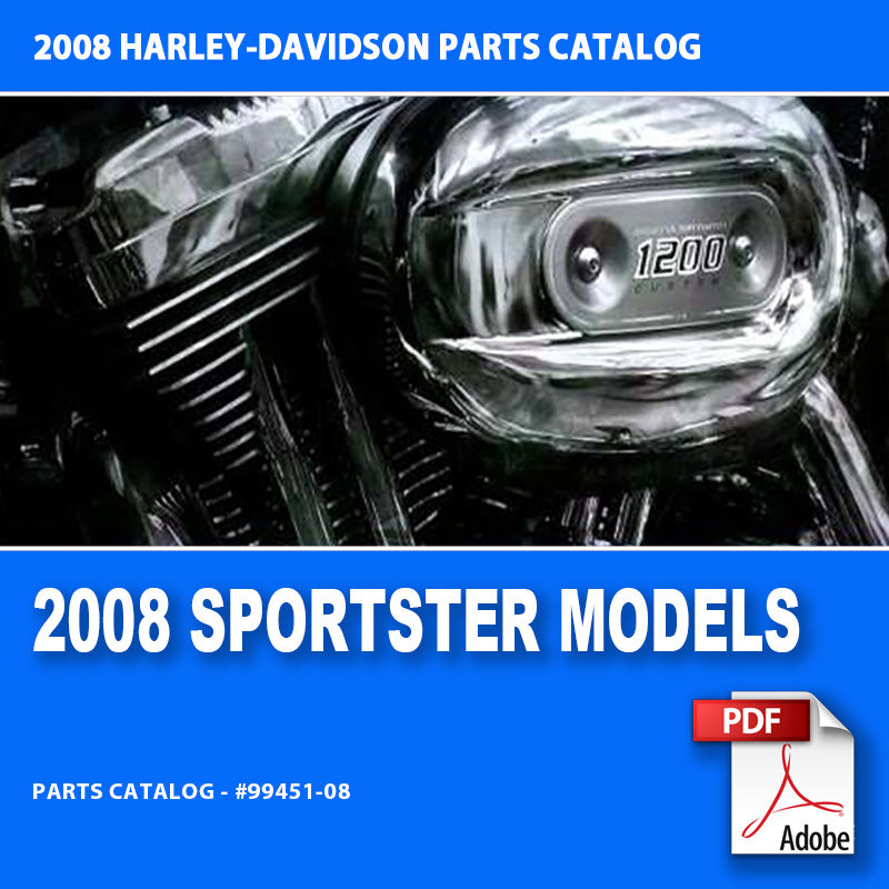 2008 Sportster Models Parts Catalog #99451-08