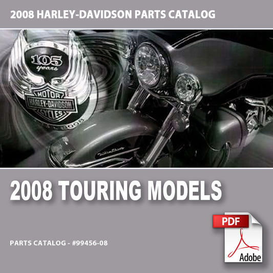 2008 Touring Models Parts Catalog #99456-08