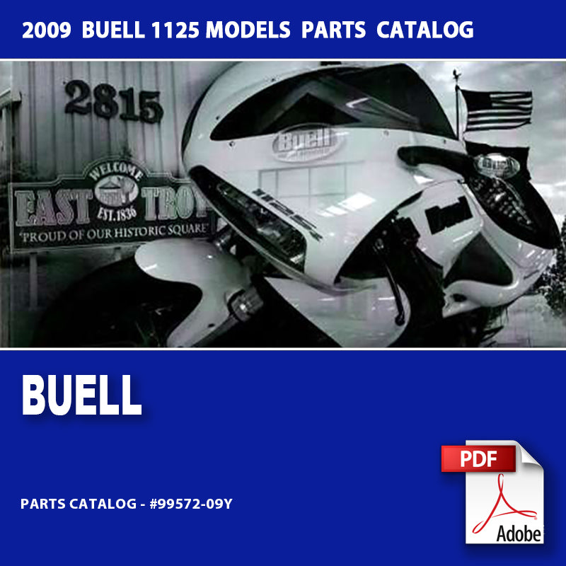 2009 Buell 1125 Models Parts Catalog #99572-09Y