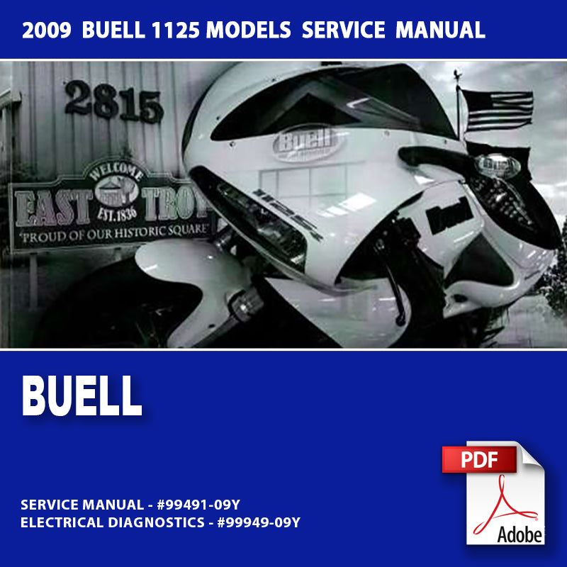 2009 Buell 1125 Models Service Manual #99491-09Y