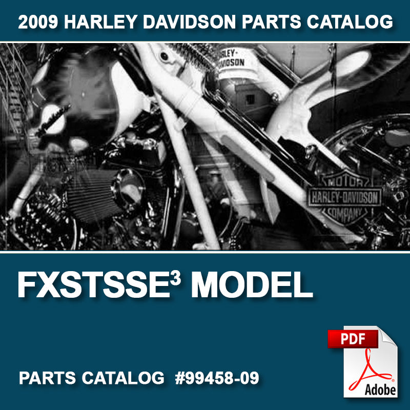 2009 FXSTSSE3 Model Parts Catalog #99458-09