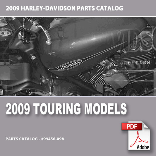 2009 Touring Models Parts Catalog #99456-09A