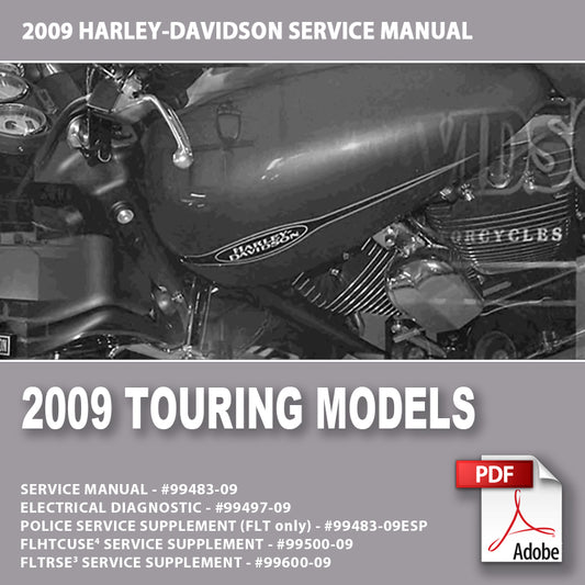 2009 Touring Models Service Manual #99483-09