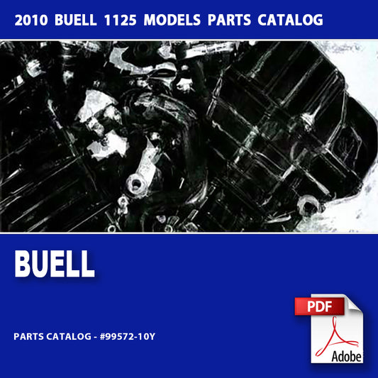 2010 Buell 1125 Models Parts Catalog #99572-10Y