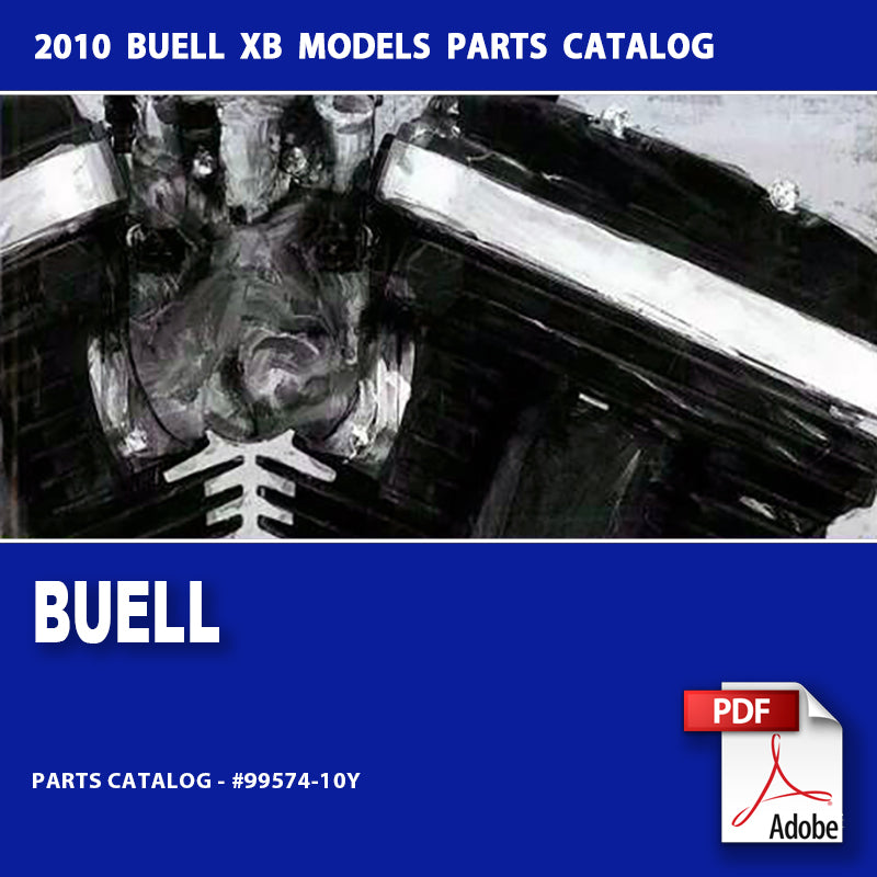 2010 Buell XB Models Parts Catalog #99574-10Y