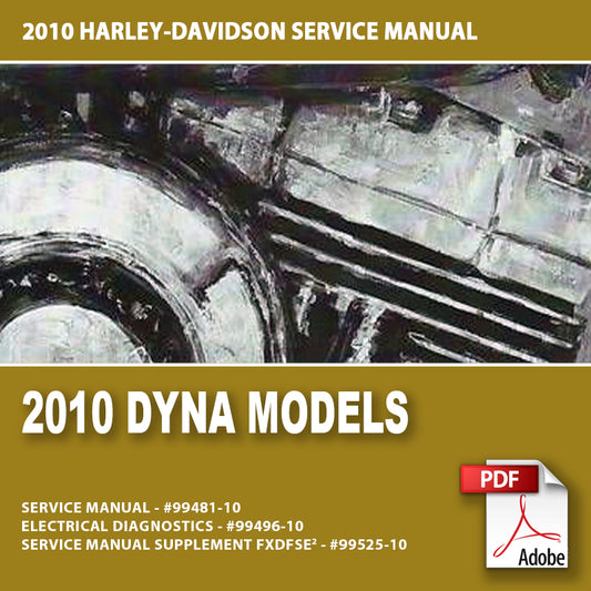 2010 Dyna Models Service Manual #99481-10