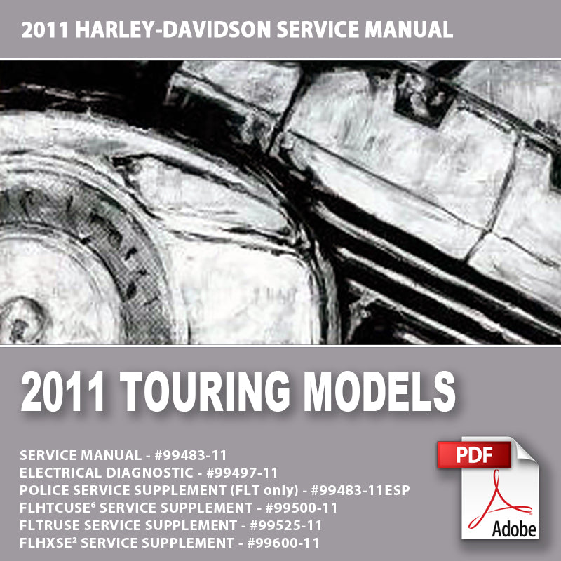 2011 Touring Models Service Manual #99483-11