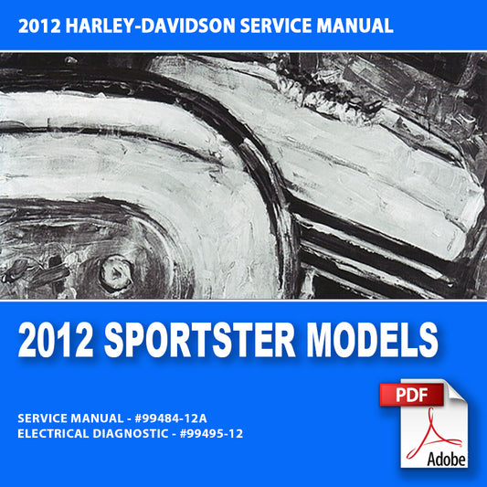2012 Sportster Models Service Manual #99484-12A