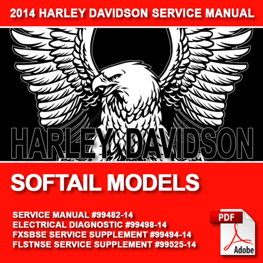 2014 Softail Models Service Manual #99482-14
