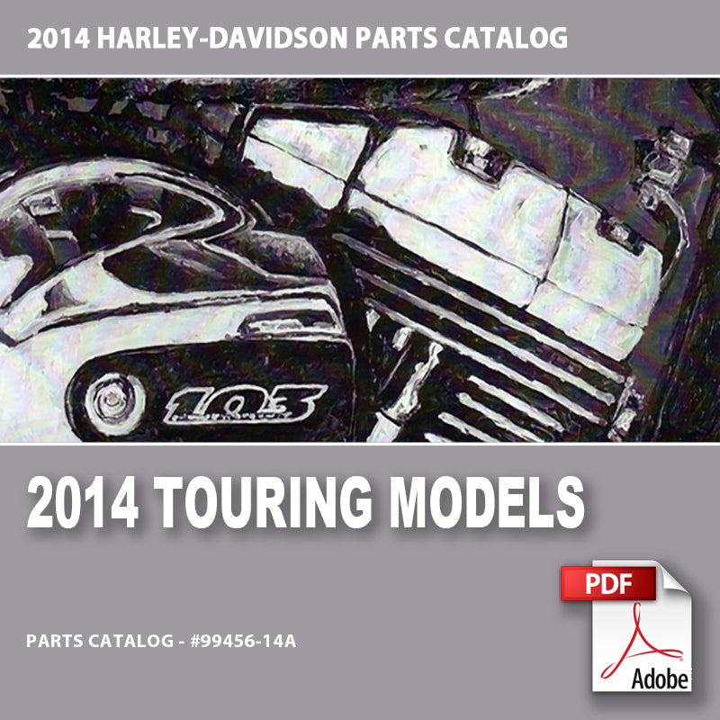 2014 Touring Models Parts Catalog #99456-14A