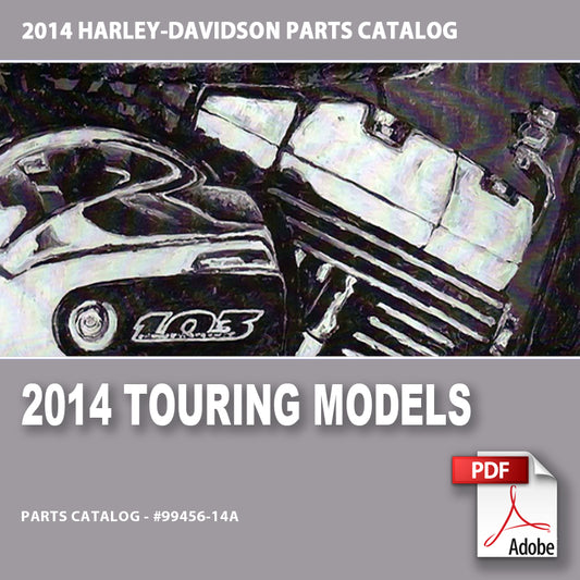 2014 Touring Models Parts Catalog #99456-14A