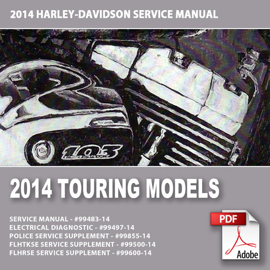 2014 Touring Models Service Manual #99483-14