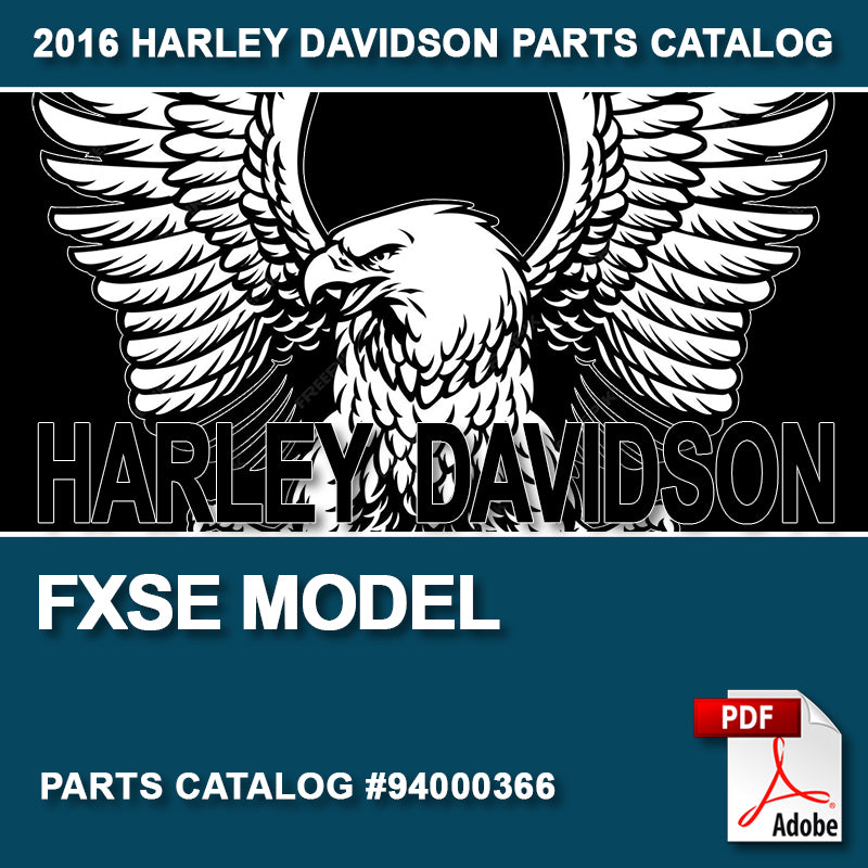 2016 FXSE Model Parts Catalog #94000366