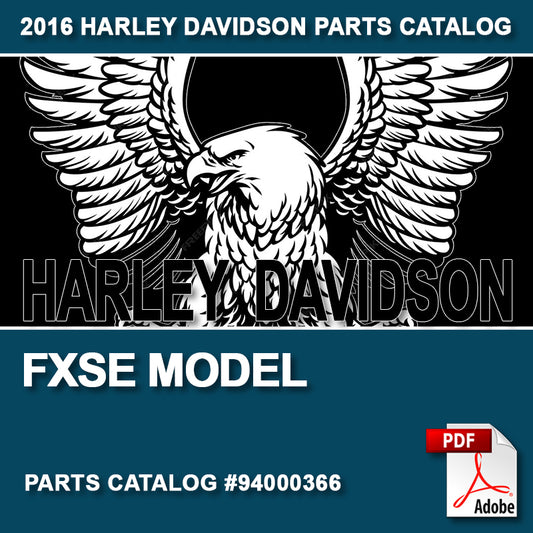 2016 FXSE Model Parts Catalog #94000366