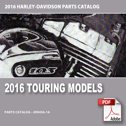 2016 Touring Models Parts Catalog #99456-16