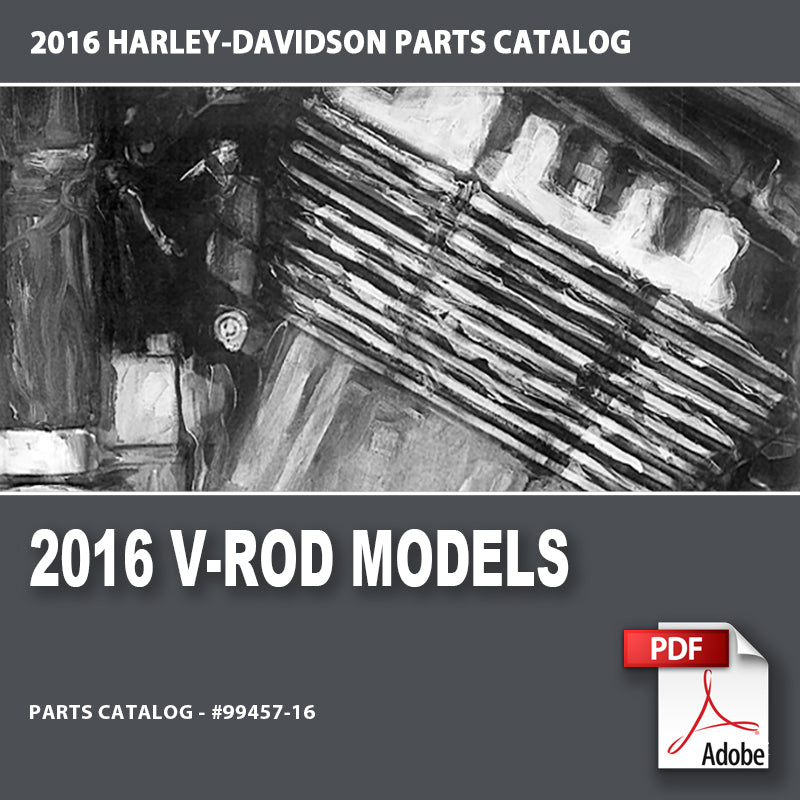 2016 V-ROD Models Parts Catalog #99457-16