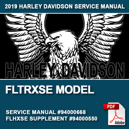 2019 FLTRXSE Model Service Manual #94000550