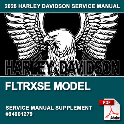 2025 FLTRXSE Models Service Manual Supplement #94001279
